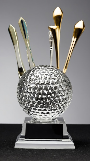 Photo premium golf trophy images for golfing events