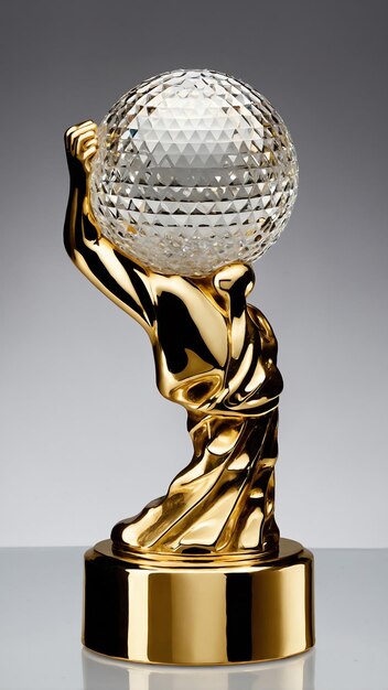 Photo premium golf trophy images for golfing events