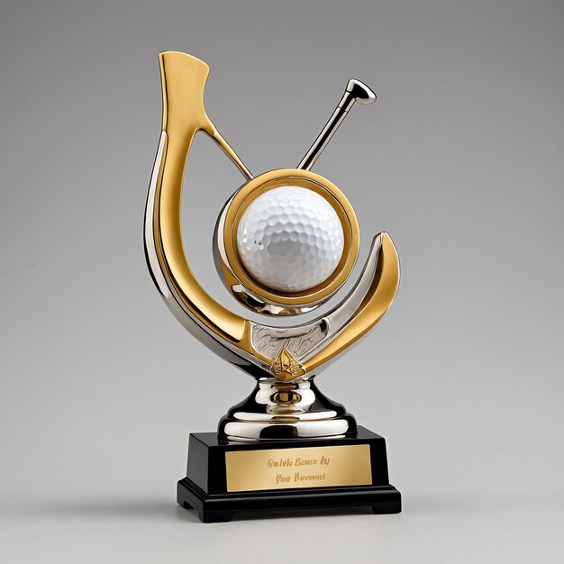 Photo premium golf trophy images for golfing events