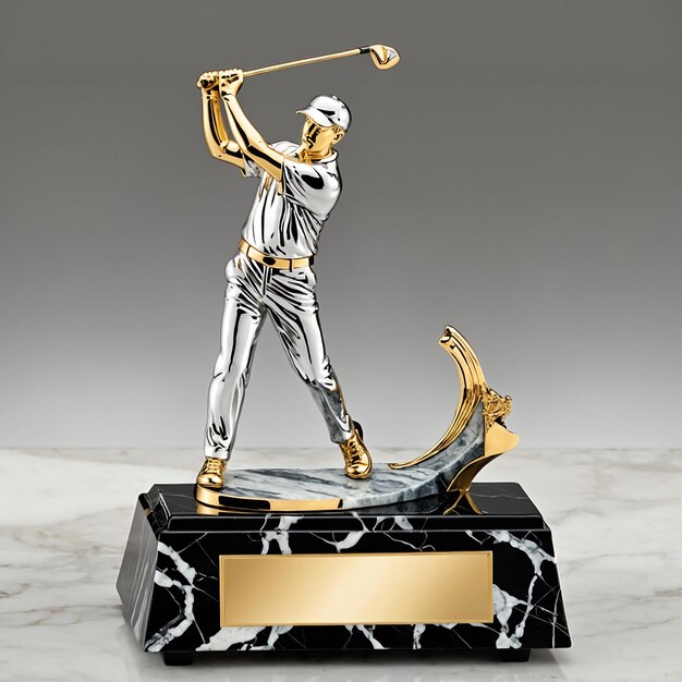 Photo premium golf trophy images for golfing events