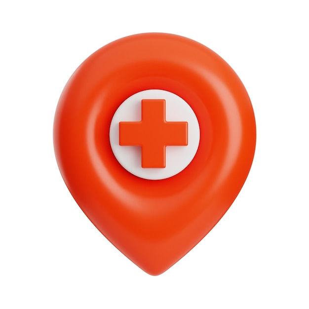 Premium Health Medical icon 3d rendering PNG transparent background