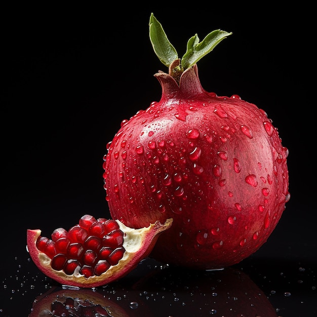 Premium pomegranate AI Generative Photo