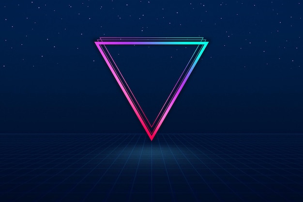 Premium retro background, 80s background