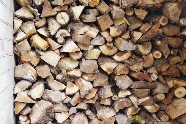 Preparation of firewood for the winter.