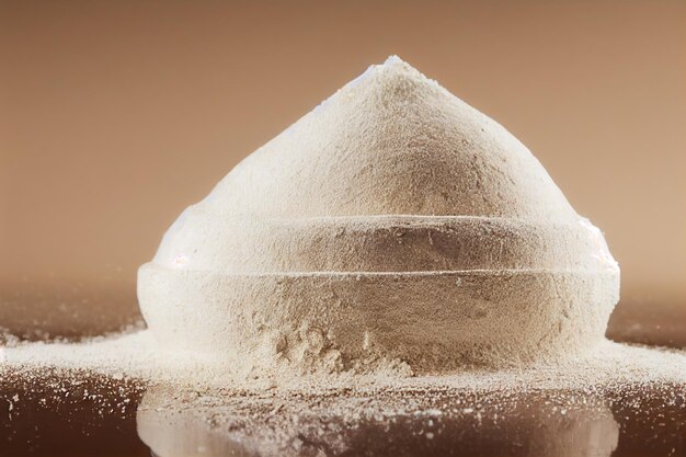 Preparation of traditional Italian homemade pasta from flour and other ingredients