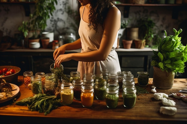 Preparing Healthy Vegetables with Organic Spices