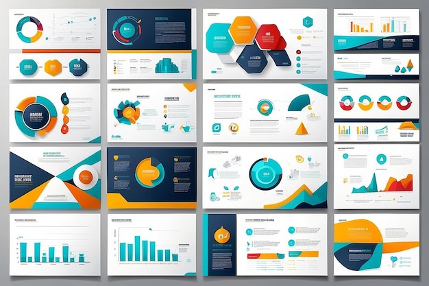 Presentation template design Vector infographics Use in Presentation flyer and leaflet