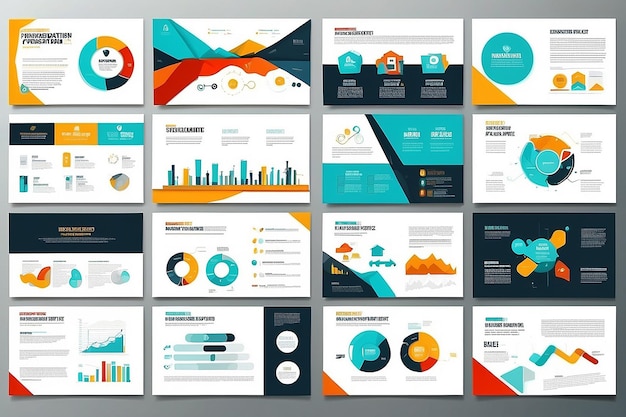 Presentation template design Vector infographics Use in Presentation flyer and leaflet