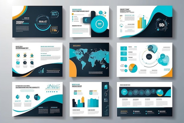 Presentation template design Vector infographics Use in Presentation flyer and leaflet