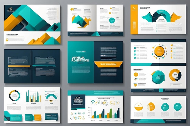 Presentation template design Vector infographics Use in Presentation flyer and leaflet