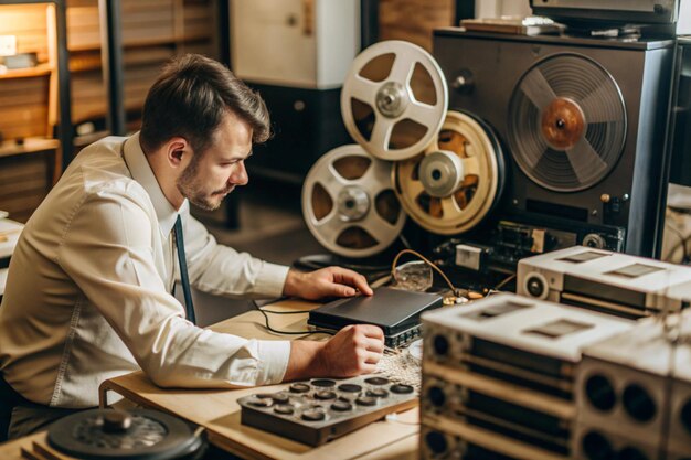 Photo preserving audiovisual heritage for future generations