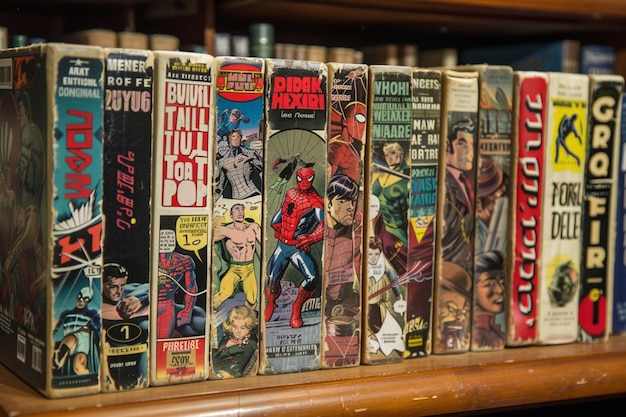 Photo preserving original comic bookcovers ar generative ai