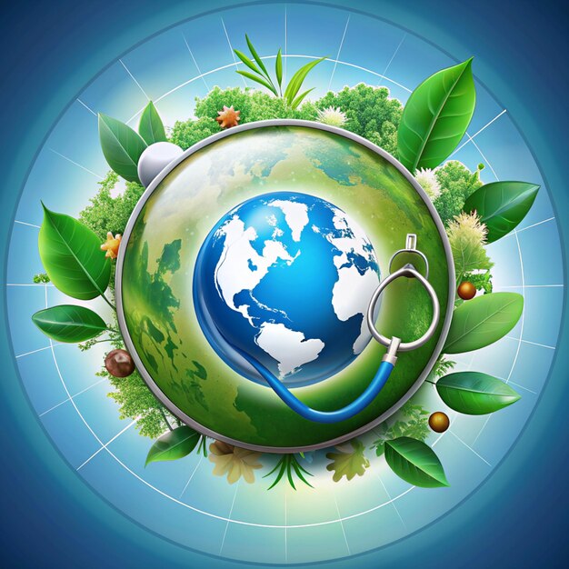 Preserving our Planets Health Uniting for a Greener Earth on World Health Day