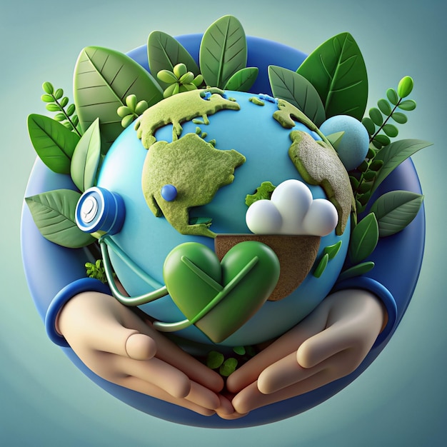 Preserving our Planets Health Uniting for a Greener Earth on World Health Day