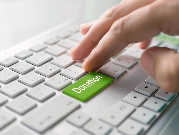 Pressing the Freedom Button on a Computer Keyboard