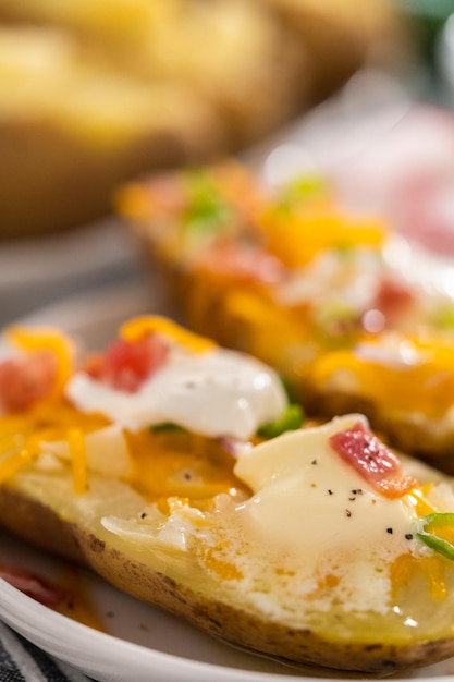 Pressure Cooker Baked Potatoes