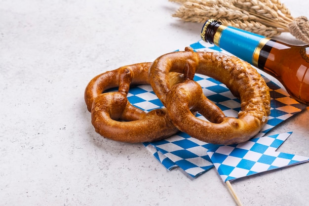 Pretzels and beer