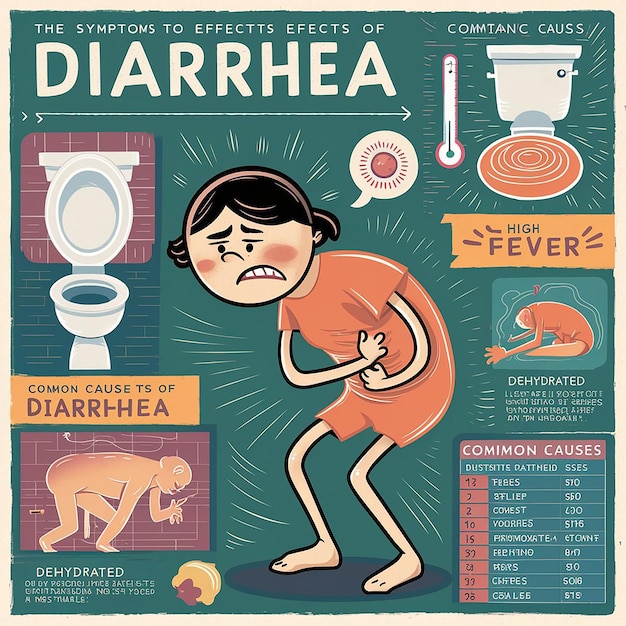 Photo preventative measures and remedies for diarrhea a graphic guide for digestive health