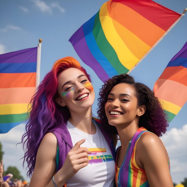 Pride day celebration ai generated