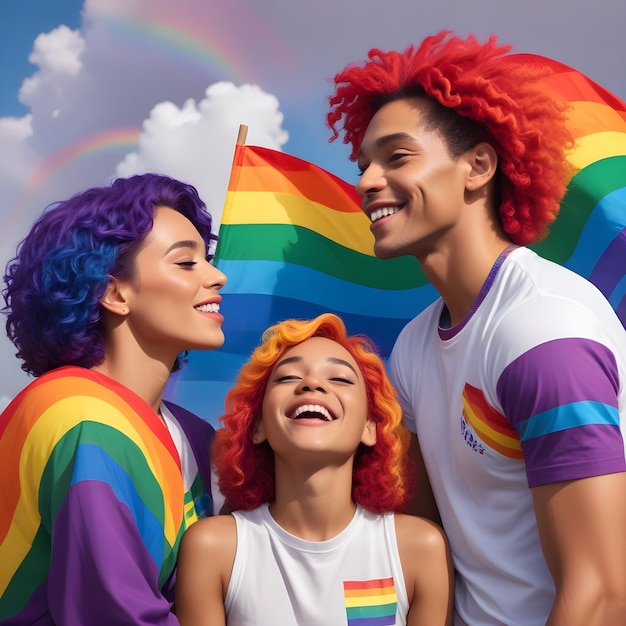 Pride day celebration ai generated