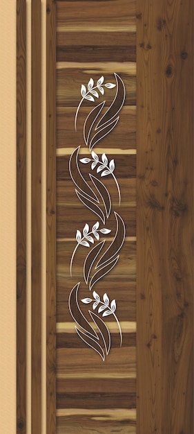 Photo printable wooden modern laminate door skin design and background wall paper