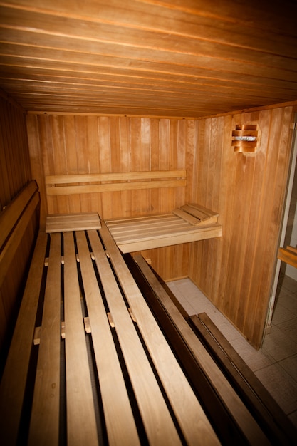 Private sauna in a health spa