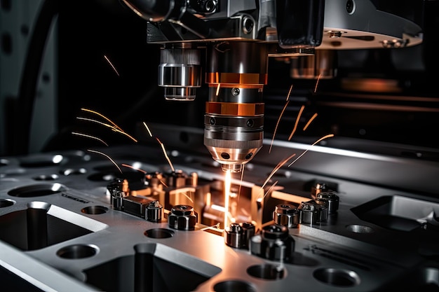 Process of laser manufacturing highprecision components