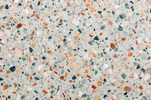 Processed collage of terrazzo floor surface texture Background for banner backdrop or texture for 3D mapping