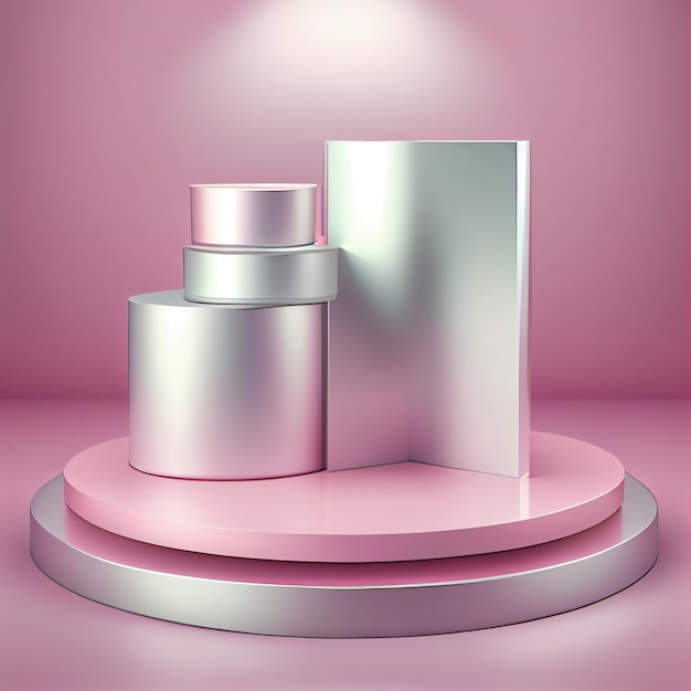 Product display Podium background for cosmetics accessories and other product