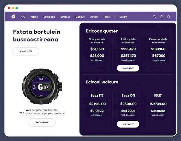 Photo a product listing page showcasing promotional pricing and discounts
