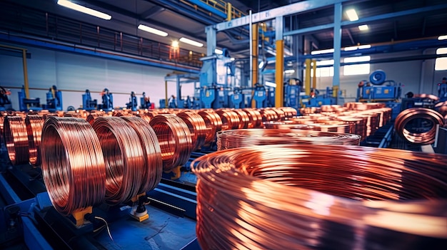 Production of copper wire