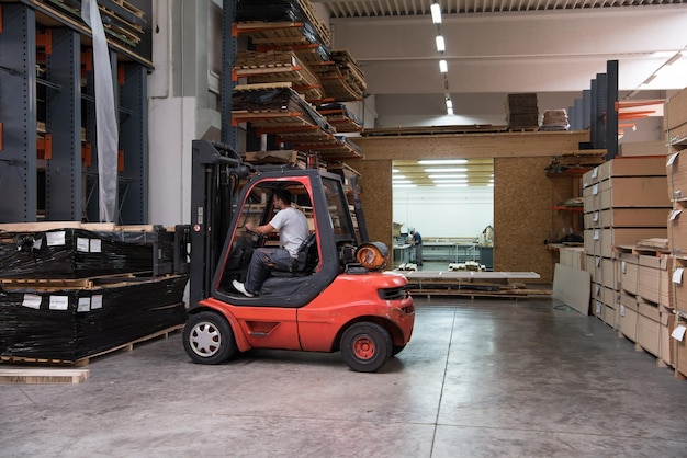 production Department at a furniture factory