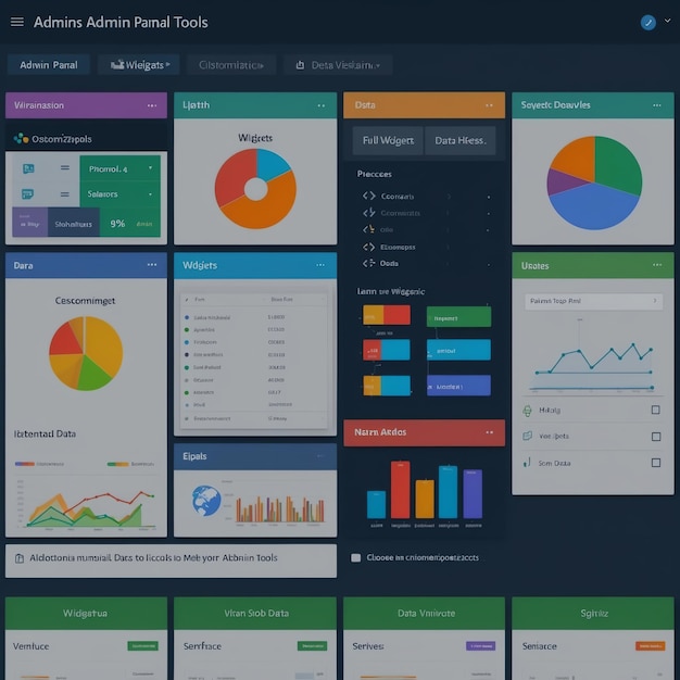 Photo professional admin panel designs for clean dashboards