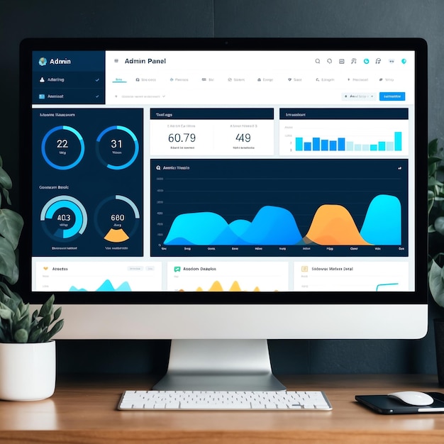 Photo professional admin panel designs for clean dashboards