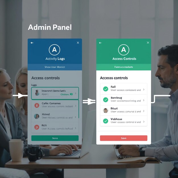 Photo professional admin panel designs for clean dashboards