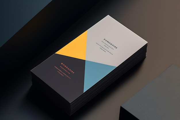 Professional Branding Unveiled Realistic Business Card Mockup