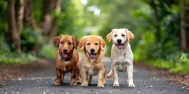 Professional dog walking service for various breeds including rescue dogs in city parks Concept Dog Walking City Parks Various Breeds Rescue Dogs Professional Service