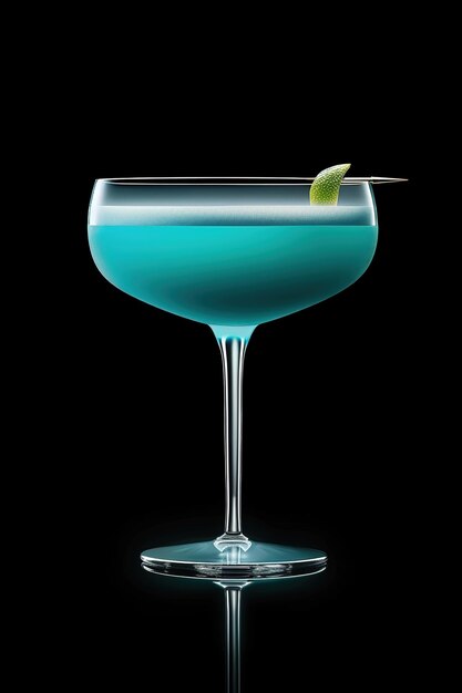 Professional drinks cocktail photography black background