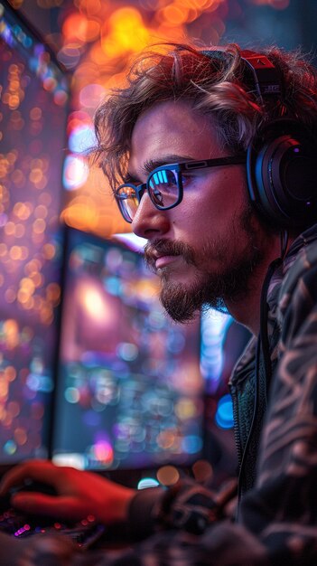 Professional gamer creates engaging content for growing business