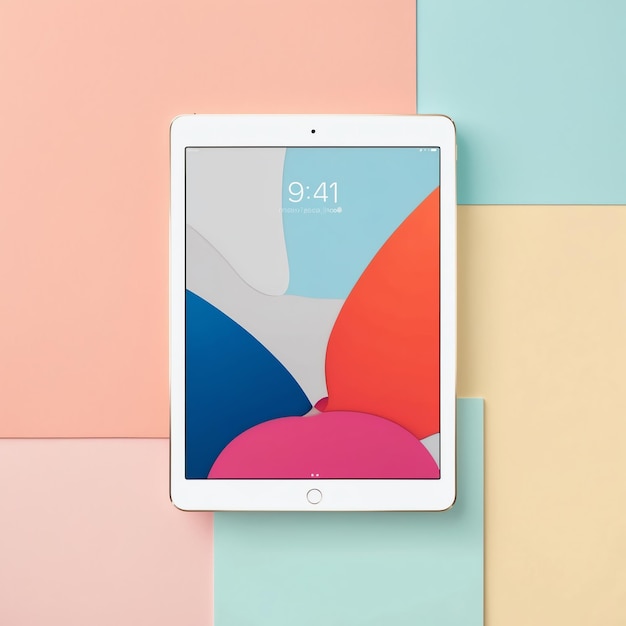 Photo professional ipad mockup image for app showcases