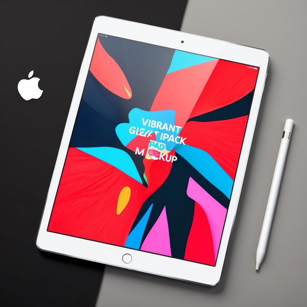 Photo professional ipad mockup image for app showcases