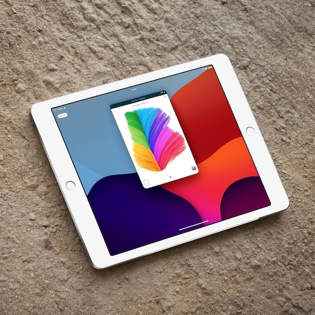 Photo professional ipad mockup image for app showcases