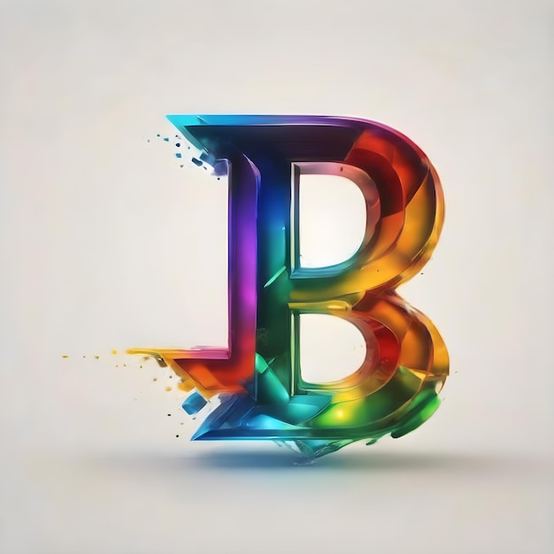 Photo professional letter b 3d logo design perfect for business and marketing