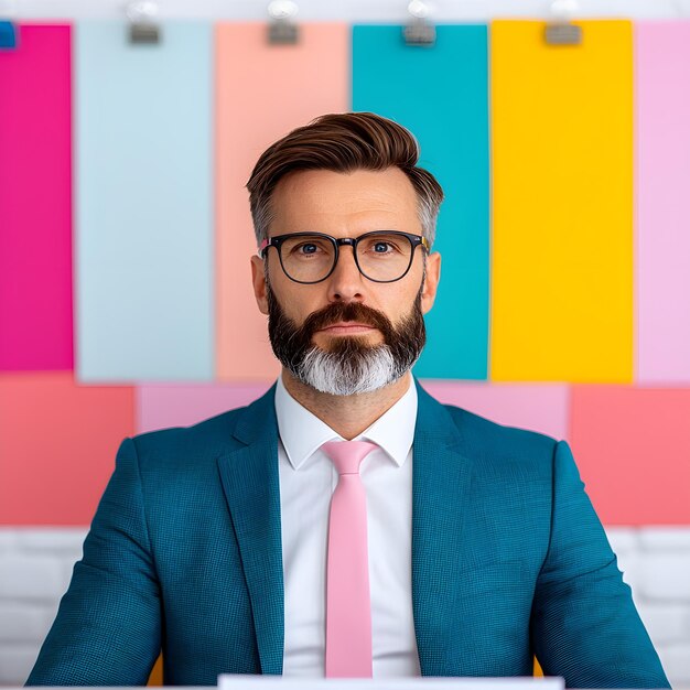 Professional man in a stylish office setting