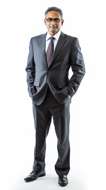 Professional Man in Suit With Hands in Pockets