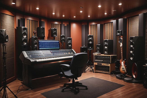 Professional music studio