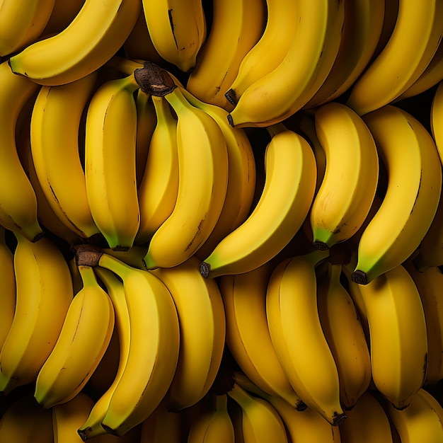 Professional photography of pattern of collorfull banana