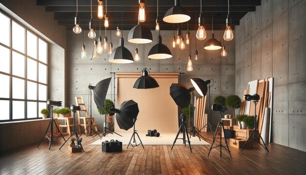 Photo professional photography studio setup