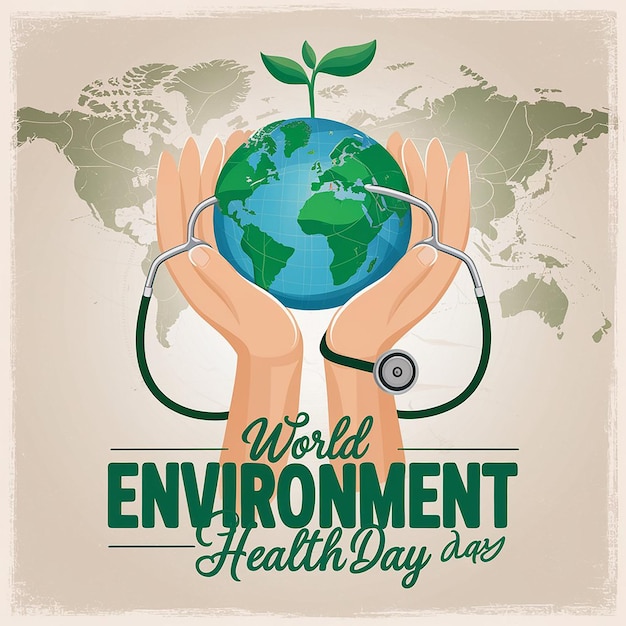 Photo professional promotional image for world environmental health day