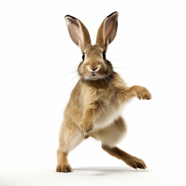 Professional Rabbit Photo Full Body In Movement 8k Uhd